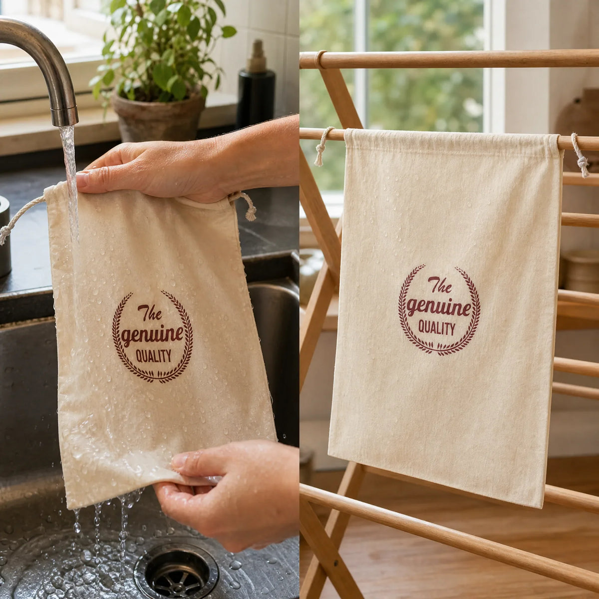 Bolsa para Pan de Cera de Abeja — 32 × 43,5 cm