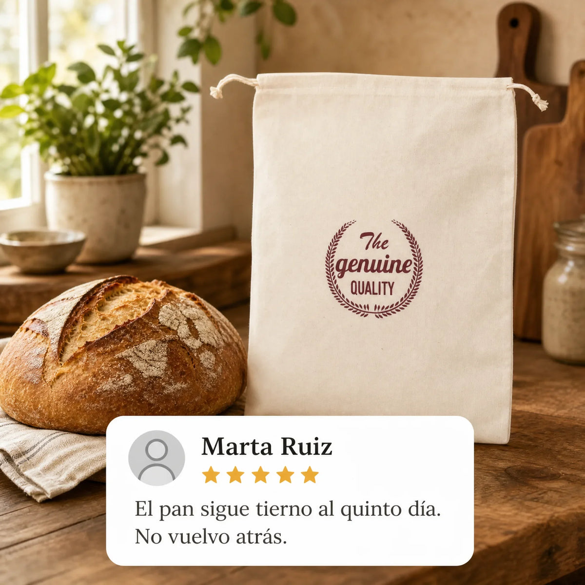 Bolsa para Pan de Cera de Abeja — 32 × 43,5 cm
