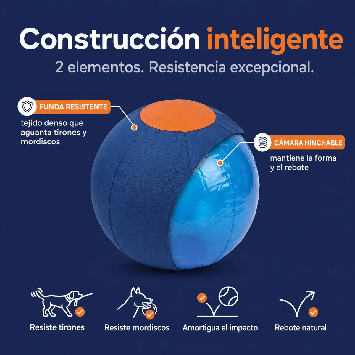 Laftya Pelota Perseguidora para Perros